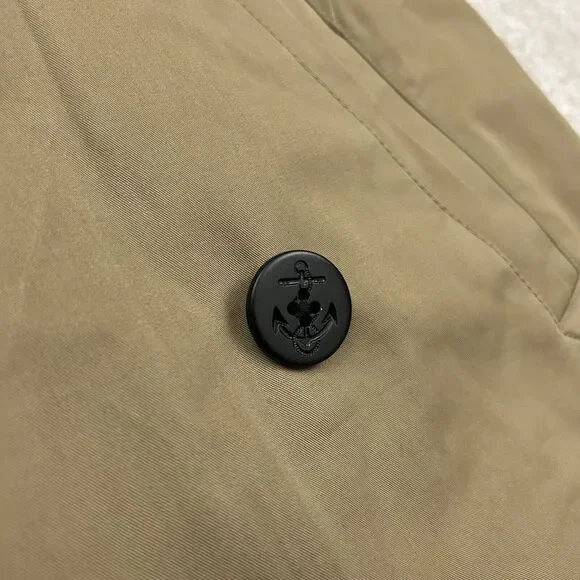 J CREW Factory Double Breasted Trench Coat Jacket Khaki Tan Women's Size 6 - Picture 5 of 11